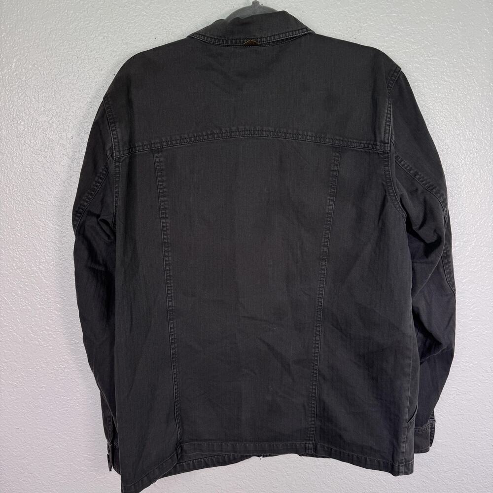 Harley Davidson Shirt Jacket Mens Large Chore Coat Button Up Biker Workwear - Picture 2 of 15
